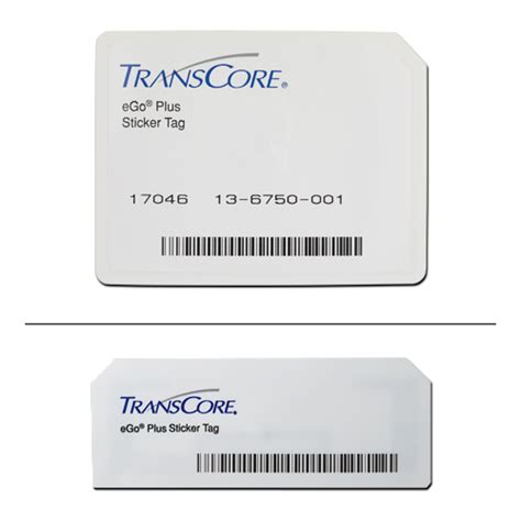 transcore sticker tag placement